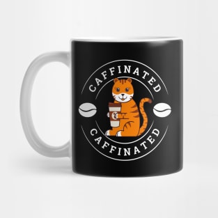 Funny Tiger Drinking Coffee Mug